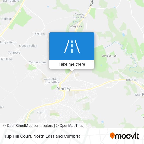 Kip Hill Court map