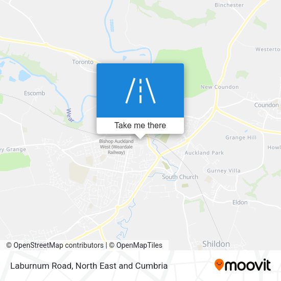 Laburnum Road map
