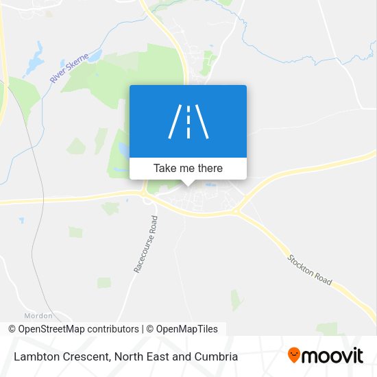 Lambton Crescent map