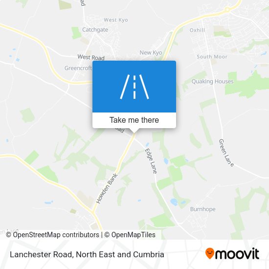 Lanchester Road map