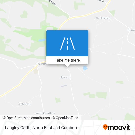 Langley Garth map