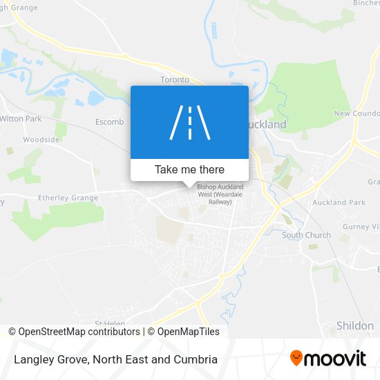 Langley Grove map