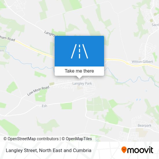 Langley Street map