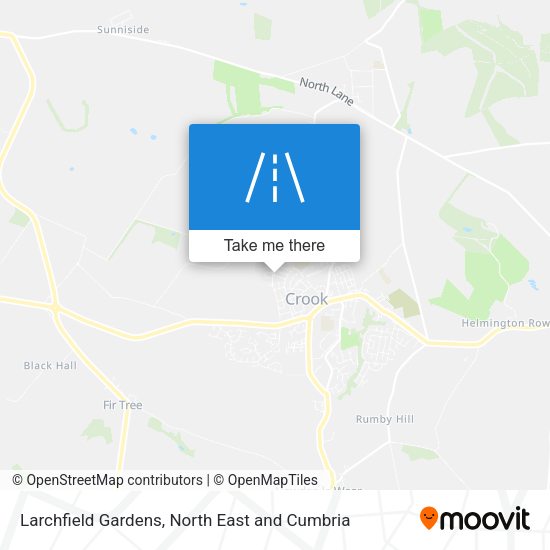 Larchfield Gardens map