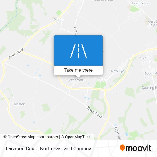 Larwood Court map