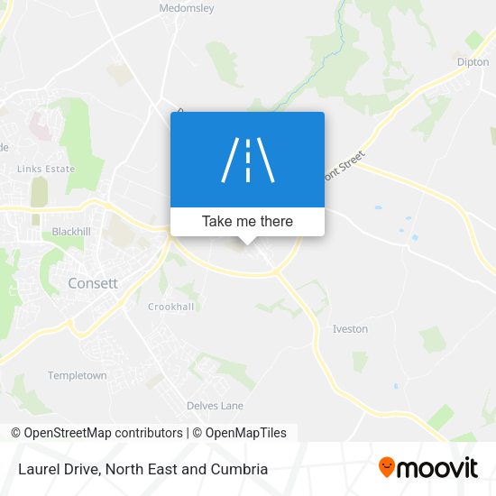 Laurel Drive map