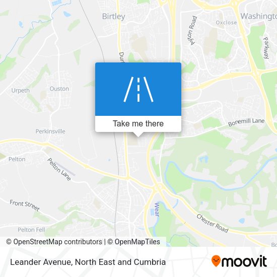 Leander Avenue map