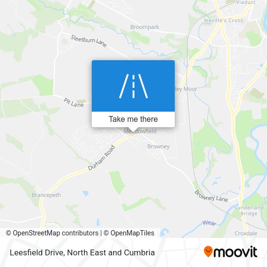 Leesfield Drive map