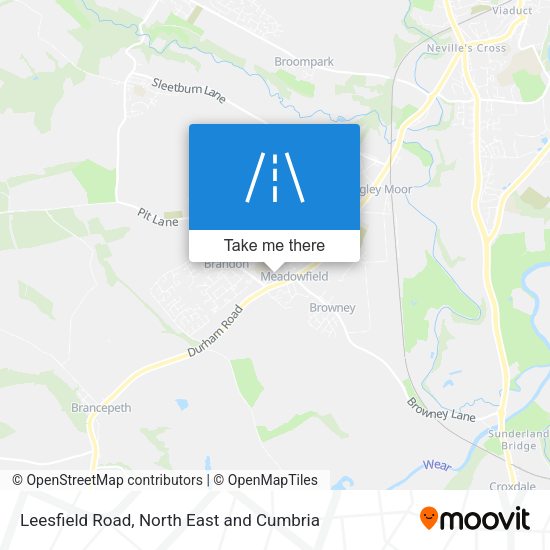 Leesfield Road map
