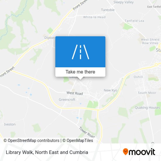 Library Walk map