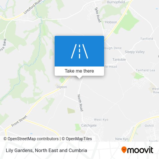 Lily Gardens map