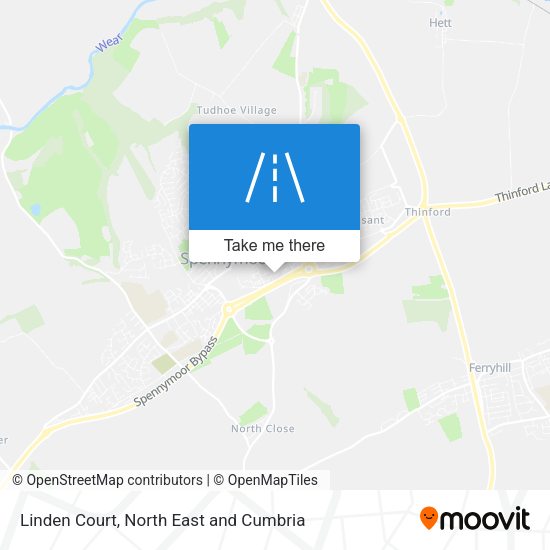 Linden Court map