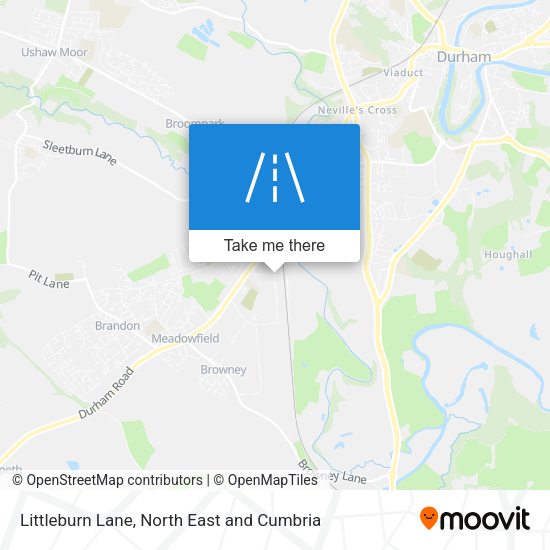 Littleburn Lane map
