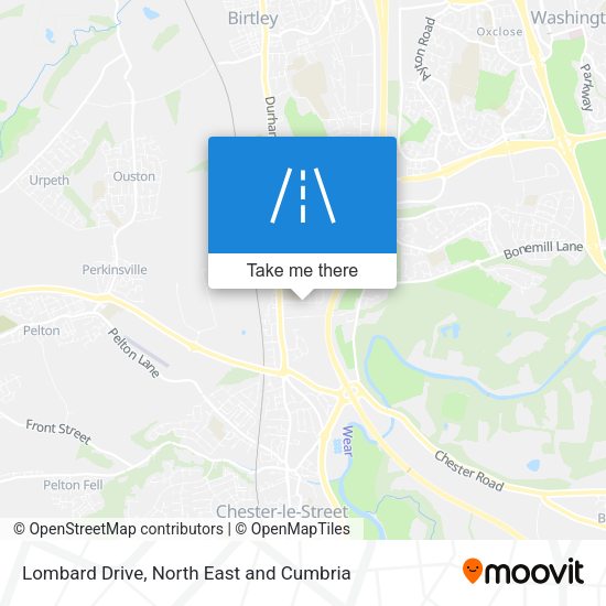 Lombard Drive map