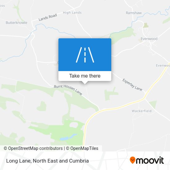Long Lane map