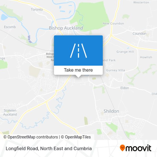 Longfield Road map