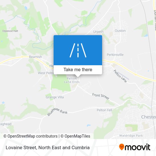 Lovaine Street map