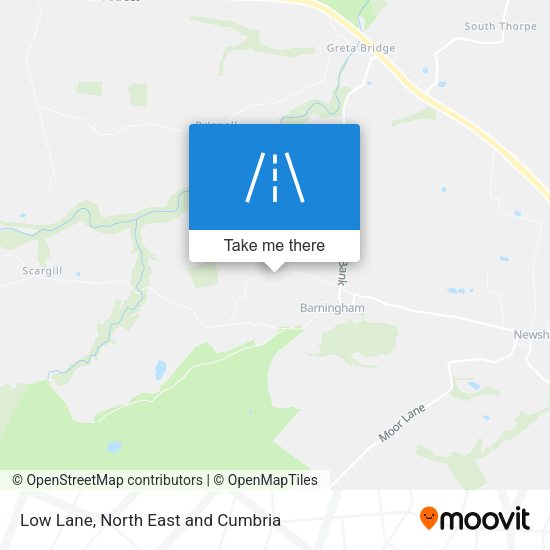 Low Lane map