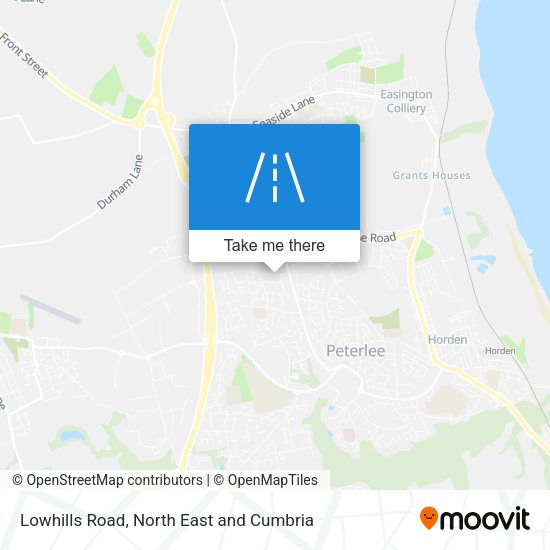 Lowhills Road map
