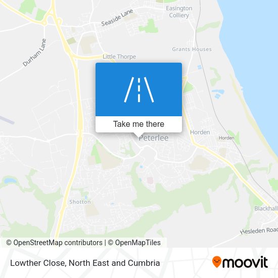 Lowther Close map