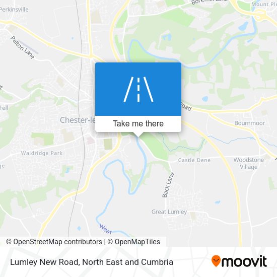 Lumley New Road map