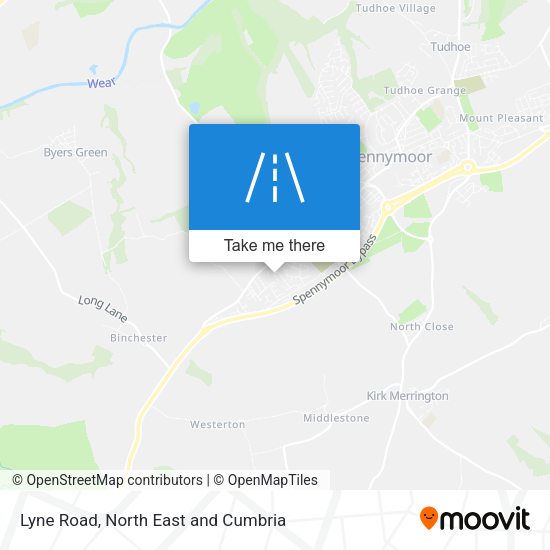 Lyne Road map