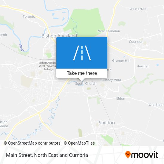 Main Street map