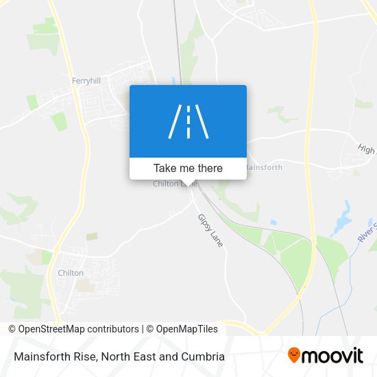 Mainsforth Rise map