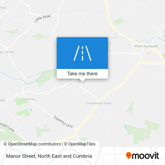 Manor Street map