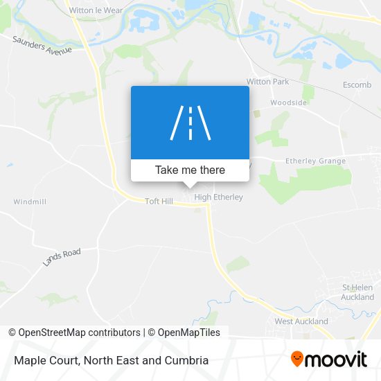 Maple Court map