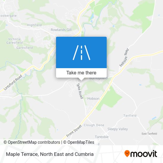 Maple Terrace map