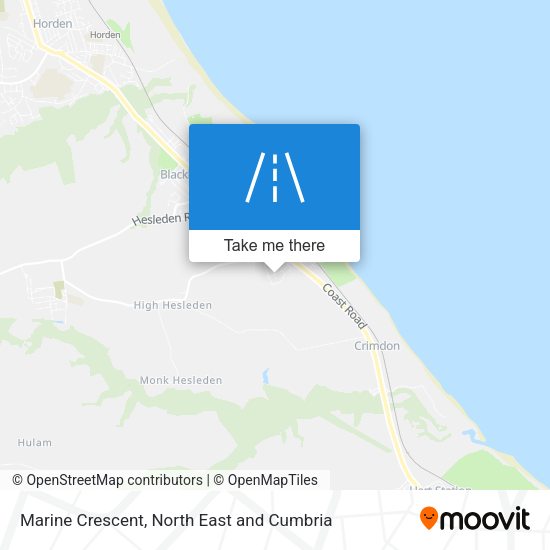 Marine Crescent map