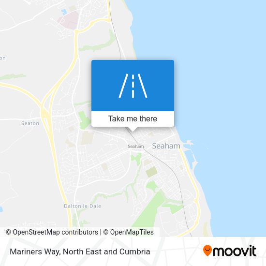 Mariners Way map
