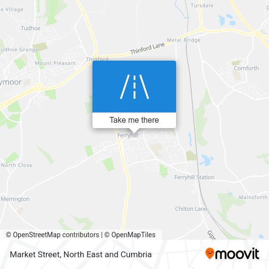 Market Street map