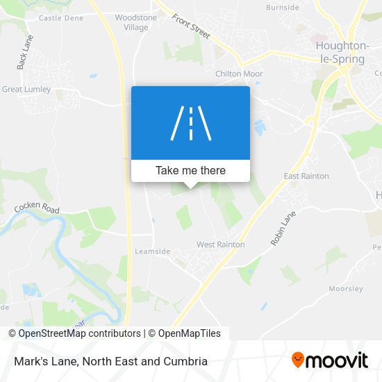 Mark's Lane map
