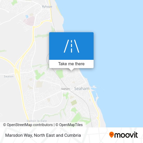 Marsdon Way map