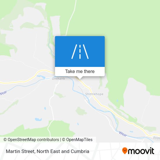 Martin Street map