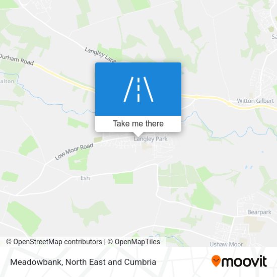 Meadowbank map