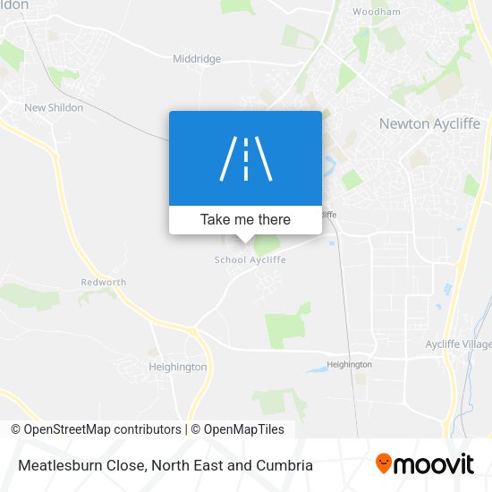 Meatlesburn Close map