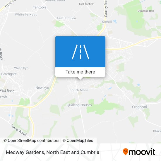 Medway Gardens map