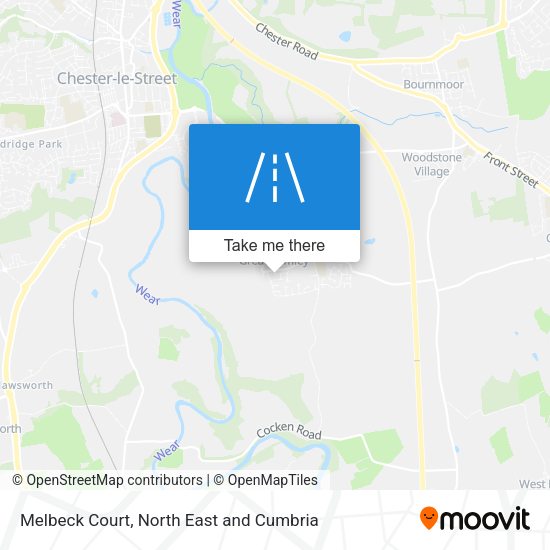 Melbeck Court map