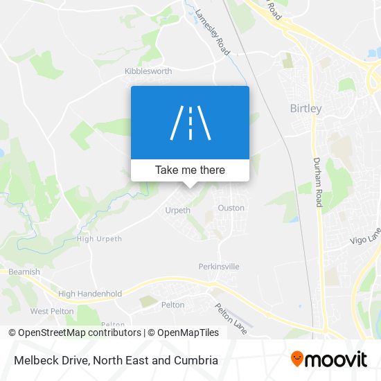 Melbeck Drive map