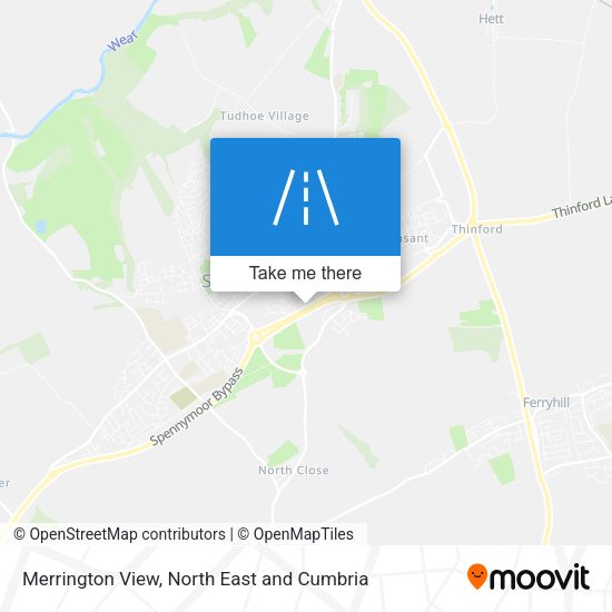 Merrington View map