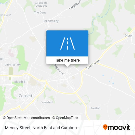 Mersey Street map