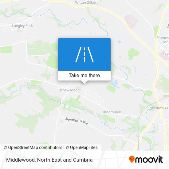 Middlewood map