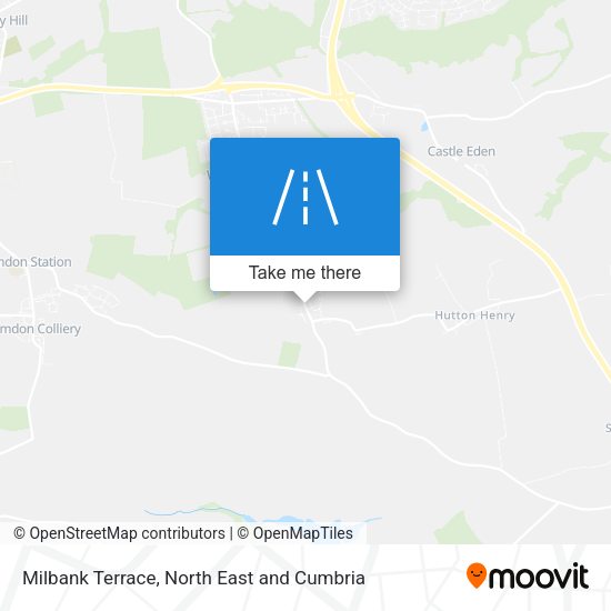 Milbank Terrace map
