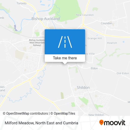 Milford Meadow map