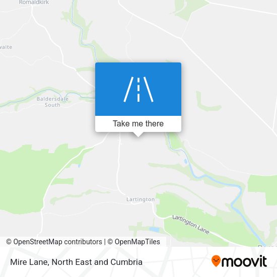 Mire Lane map