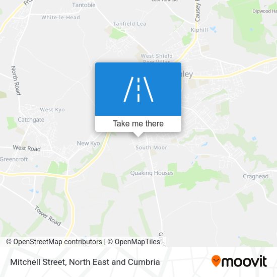Mitchell Street map