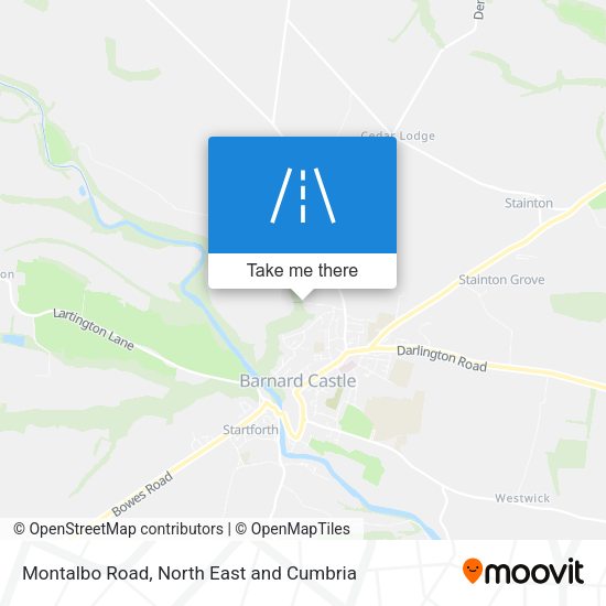 Montalbo Road map